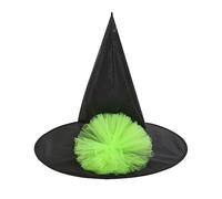 LLHCF Bambini Cosplay Cappello Strega Con Filato/Fiore Per Halloween Bambini Accessori Per Capelli Prestazioni Carnevale Forniture Del Partito