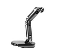 LLHCF Base del supporto del telefono del cruscotto in alluminio girevole a 360 gradi con giunto sferico da 17 mm per auto camion cruscotto supporto per telefono telescopico in alluminio