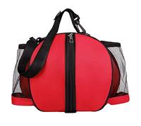 LLHCF Borse da basket Borsa per attrezzatura sportiva Borsa da calcio con due tasche laterali elastiche Porta palla da pallavolo per palestra Borse da basket Borsa da calcio con due tasche laterali