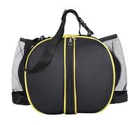 LLHCF Borse da basket Borsa per attrezzatura sportiva Borsa da calcio con due tasche laterali elastiche Porta palla da pallavolo per palestra Borse da basket Borsa da calcio con due tasche laterali