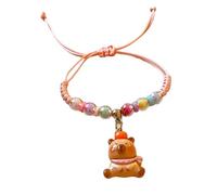 LLHCF Braccialetto unico del cavo tessuto accessorio elegante di Capibara della resina per l'individualità e l'espressione creativa