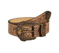 LLHCF Catena in vita Floreale Fiore Fibbia Punk In Rilievo Cowgirl Cintura Per Le Donne Proms Club Party Per Jeans Abiti Western Cintura Per Le Donne