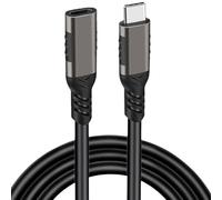 LLHCF Cavo di prolunga USB C maschio a femmina tipo C USB3.2 Gen2 100 W ricarica rapida estensori cavo per laptop tablet cavo dati TypeC