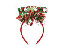 LLHCF Cerchietto natalizio con corno colorato fascia per capelli con corna di alce accessori per Capodanno e Natale