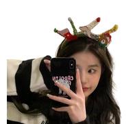 LLHCF Cerchietto per capelli con orpelli, regalo di Natale, accessorio per feste