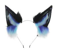 LLHCF Cerchietto per capelli da cameriera etnico con orecchie da animale per ragazze giochi di ruolo Costume Hairhoop femminile a tema per feste sottoculture copricapo