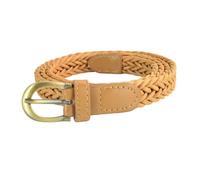 LLHCF Cintura in vita intrecciata sottile con chiusura a perno flessibile ornamento casual elegante fascia per vari abiti cintura sottile per uso quotidiano, D, Taglia unica