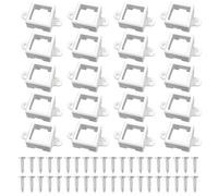 LLHCF Clip di montaggio per luci a LED per esterni con viti Staffa per patio per cortile giardino Installazione rapida Staffa per strisce di lampade a LED