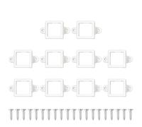 LLHCF Clip di montaggio per luci a LED per esterni con viti Staffa per patio per cortile giardino Installazione rapida Staffa per strisce di lampade a LED