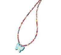 LLHCF Colorato Breve Perline Collana Y2K Gioielli Femminili Dolce Ciondolo Collana Perline Girocollo Y2K Gioielli Per Le Donne Ciondolo, Misura unica, come descritto, come descritto
