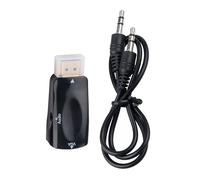LLHCF Convertitore compatto HDTV a VGA Risoluzione 1080P Suono Per Monitor E Proiettori Nitidezza Immagine HDTV a VGA Adattatore