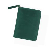 LLHCF Copertine in pelle con cerniera per notebook tascabili da 8,9 x 14,9 cm, piccoli quaderni in pelle, custodia protettiva con cerniera