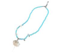 LLHCF Delicata collana con perline a tema mare perle accentate Sea Star Shell ciondolo collana gioielli per regalo catena clavicola gioielli da donna