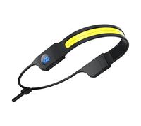 LLHCF Faro in silicone Costruzione Resistente all'acqua Fasce regolabili Luce del libro portatile per escursionismo Riparazione Lettura Lampada frontale esterna