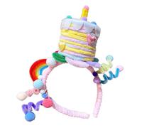 LLHCF Fascia per capelli ritorta, delicata per feste, con motivo a stella, accessorio per feste di compleanno