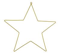 LLHCF Ferro Battuto Stelle di Metallo Stelle Filo Corona Telaio Anelli Del Cerchio Per Acchiappasogni Fatto A Mano Forniture Regalo di Capodanno Anelli di