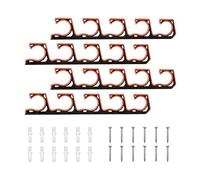 LLHCF Forte Struttura Antiscratch Design Porta Canna da Pesca per Compatti Spazi Regolabile Montaggio A Parete Organizzatori Verticali Rack Da Pesca A Parete