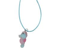 LLHCF Geometria Pesce Pagliaccio Estetica Collana Moda Semplice Catena Clavicola Donne Ragazze Linea di Cera Collana Festa Regalo di Compleanno Pesce Pagliaccio Per Le Ragazze, Misura unica, come