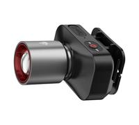 LLHCF Lampada da testa in lega 70° angoli regolabili 600LM luce forte ricarica rapida adatta per alpinismo operazioni di salvataggio a lunga distanza lampada da testa da campeggio