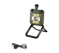 LLHCF Luce da campeggio a manovella con luminosità regolabile, design pieghevole antipioggia, per emergenze all'aperto ed escursionismo, luce da campeggio ricaricabile a manovella