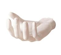 LLHCF Mensola salvaspazio adesiva senza foratura, montaggio a parete, per cosmetici, bagno, cucina, a forma di palma