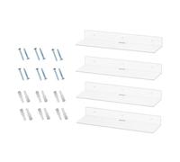LLHCF Moderno Acrilico A Parete Scaffale Set Elegante Espositore Supporto Efficiente Rack Pratico Parete Rack