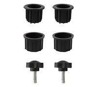 LLHCF Ombrello Per Seat Rod Dritto Parti M8 40mm Viti 48 38 Dia Tubo Bocca Copertura Esterna Per Ombrello Sole Base Patio Base Foro Tappo di Copertura