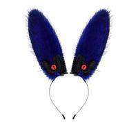 LLHCF Orecchie lunghe in peluche morbido cerchietto per orecchie di Halloween Cosplay accessori per le donne in maschera Halloween Cosplay orecchie Hairhoop