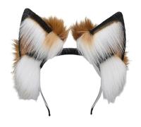 LLHCF Orecchio di animale Cerchietto elettrico Orecchio Peluche Fascia Anime Costume Puntelli Copricapo Coda Gioco di ruolo Accessori in maschera