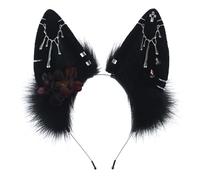 LLHCF Orecchio di peluche Fascia Cosplay Costume Hairhoop Party Puntelli Copricapo Mascherata Copricapo Ragazza Animazione Accessori