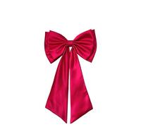 LLHCF Ornamento in nylon traspirante Bowknot ornamento staccabile in vita decorazione per la fase di nozze spettacolo e cosplay abito da sposa, Rosso, Taglia unica