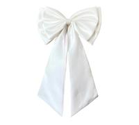 LLHCF Ornamento in nylon traspirante Bowknot ornamento staccabile in vita decorazione per la fase di nozze spettacolo e cosplay abito da sposa, bianco, Taglia unica