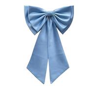 LLHCF Ornamento in nylon traspirante Bowknot ornamento staccabile in vita decorazione per la fase di nozze spettacolo e cosplay abito da sposa, blu cielo, Taglia unica