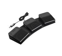 LLHCF Pedale a pedale programmabile triplo USB per macro doganali comandi del mouse e giochi per PC/controllo dell'ufficio Attrezzature da ufficio Pedale di controllo
