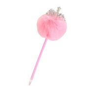 LLHCF Penna a sfera con pompon pelosi, strumento di scrittura divertente, 0,7 mm, ricaricabile, per studenti, scrittura, disegno, calza di Natale, calza della Befana, cappello da strega