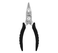 LLHCF Pinze per lenze da pesca con fibbia di bloccaggio, pinze per rimuovere gli ami da pesca, forbici con impugnatura comoda, pinze multifunzione resistenti alla ruggine