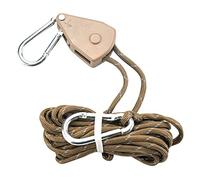 LLHCF Puleggia regolabile per tenda con fibbia fissa, riflettente, a cricchetto, per legare il gancio da campeggio