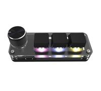 LLHCF RGB 3 Tasti Programmazione Macro Manopola Tastiera Pulsante Copia Tastiera Gaming Tastiera Meccanica