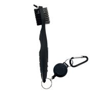 LLHCF Spazzola a doppia faccia per la pulizia del club del golf con moschettone scanalature Cleaner Golf Spazzola pratica Golf Putter Cleaner Pratico Putter Cleaner