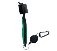 LLHCF Spazzola a doppia faccia per la pulizia del club del golf con moschettone scanalature Cleaner Golf Spazzola pratica Golf Putter Cleaner Pratico Putter Cleaner