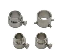 LLHCF Strumento essenziale per orologiai, supporto per movimento in acciaio inox, base di fissaggio per movimento di orologi, per riparazione stabile, 4 pezzi