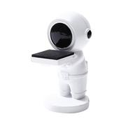 LLHCF Supporto creativo astronauta robusto in resina, accessorio per la casa per orologi e anelli, elegante organizer da scrivania per casa o negozio
