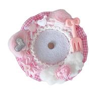 LLHCF Supporto per spilla versatile in pizzo, per donne creative e alla moda, elegante accessorio per presentazioni