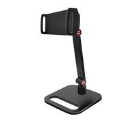 LLHCF Supporto sottile in alluminio per computer con giunti rinforzati, adatto per schermi da 4,7 a 18 pollici, tablet per cucina, camera da letto, ufficio, supporto da tavolo per tablet