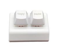 LLHCF Tastiera a 2 tasti meccanica con cavo USB per commutatori programmabili del gioco Piccola tastiera Hot Swap