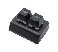 LLHCF Tastiera a 2 tasti meccanica con cavo USB per commutatori programmabili del gioco Piccola tastiera Hot Swap