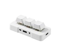 LLHCF Tastiera a 3 tasti RGB tasti meccanici personalizzati Game Office CAD-Designer Clip Programmazione macro HIDUSB