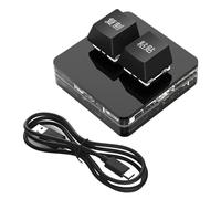 LLHCF Tastiera meccanica chiave di USB della tastiera di gioco di 2 pesi leggeri con colore per il gioco di ritmo e la produttività