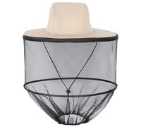 LLHCF Traspirante Luce Solare Cappello Doppio Scopo Cappello Secchio Campeggio Pesca Caps Testa Viso Protezioni Pesca Con Rete