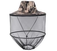LLHCF Traspirante Luce Solare Cappello Doppio Scopo Cappello Secchio Campeggio Pesca Caps Testa Viso Protezioni Pesca Con Rete